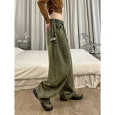 Baggy Elastic-waist Women's Jeans